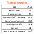 Vertical Type PLASMA Air Cleaning Sterilizer